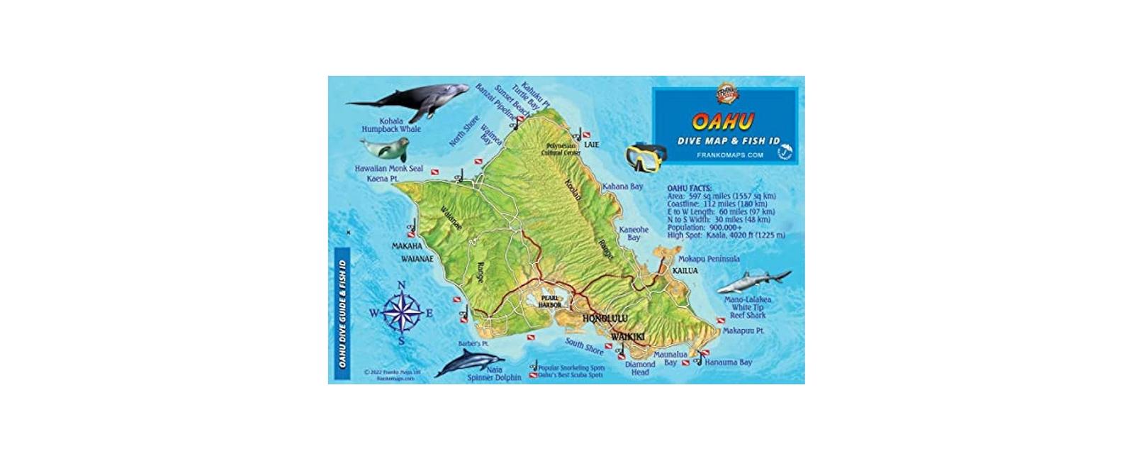 Oahu Tourist Attractions Map-Navigating the Island’s Best Spots
